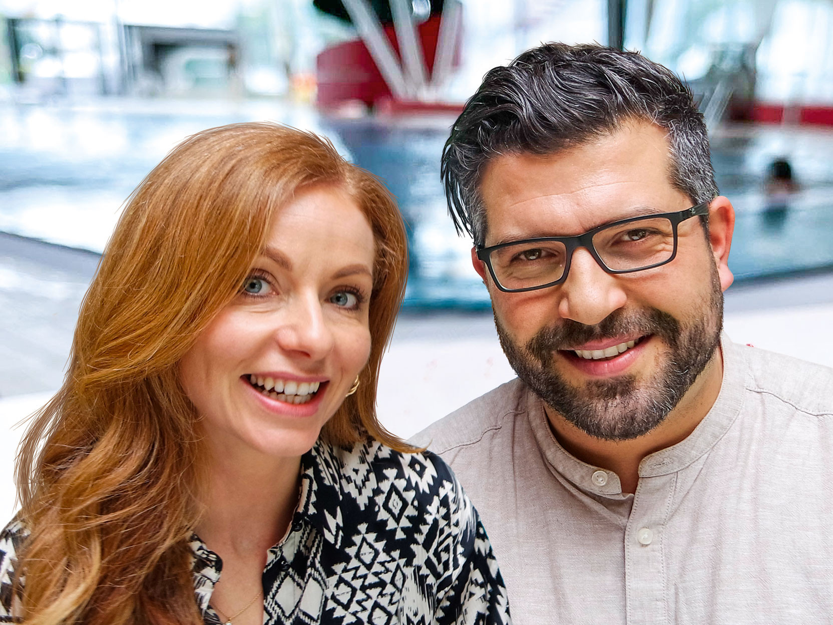 Die Unternehmer Katja und Bora Cengiz