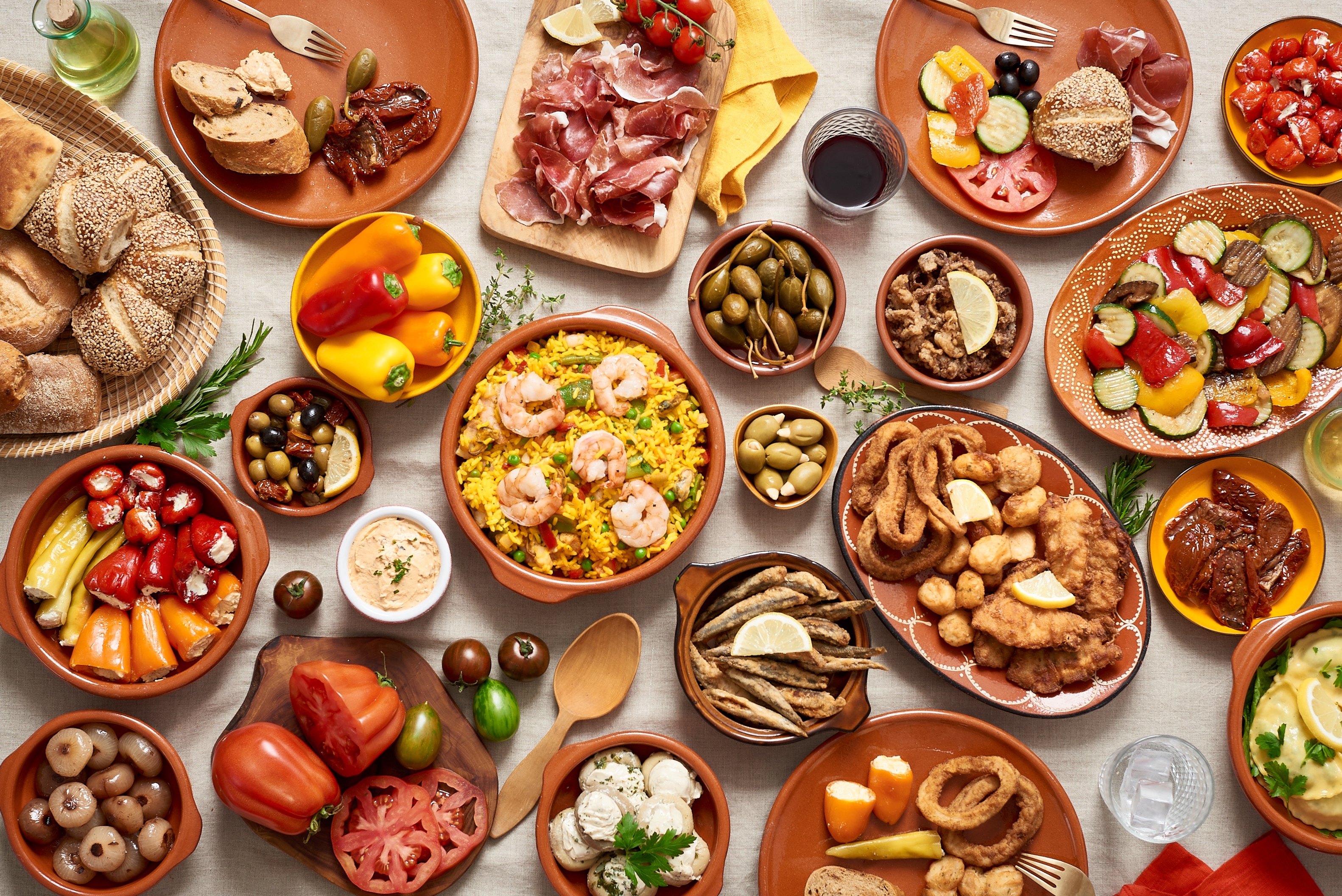 Schälchen mit getrockneten Tomaten